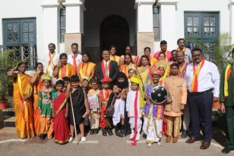 Celebrating Kannada Rajyotsava